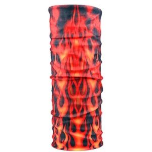 Motorcycle Flames Face Mask Neck Gaiter Cover Mouth Shield Flames Reusable NEW